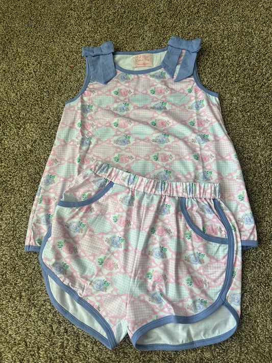 Coquette girls short set